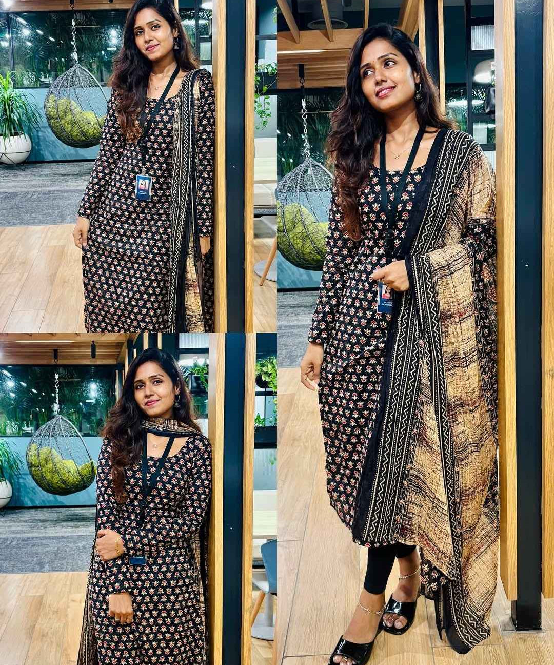 Beautiful Cotton Printed Kurti With Dupatta