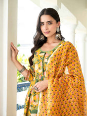 Mango Meadow Pure Viscose Suit Set