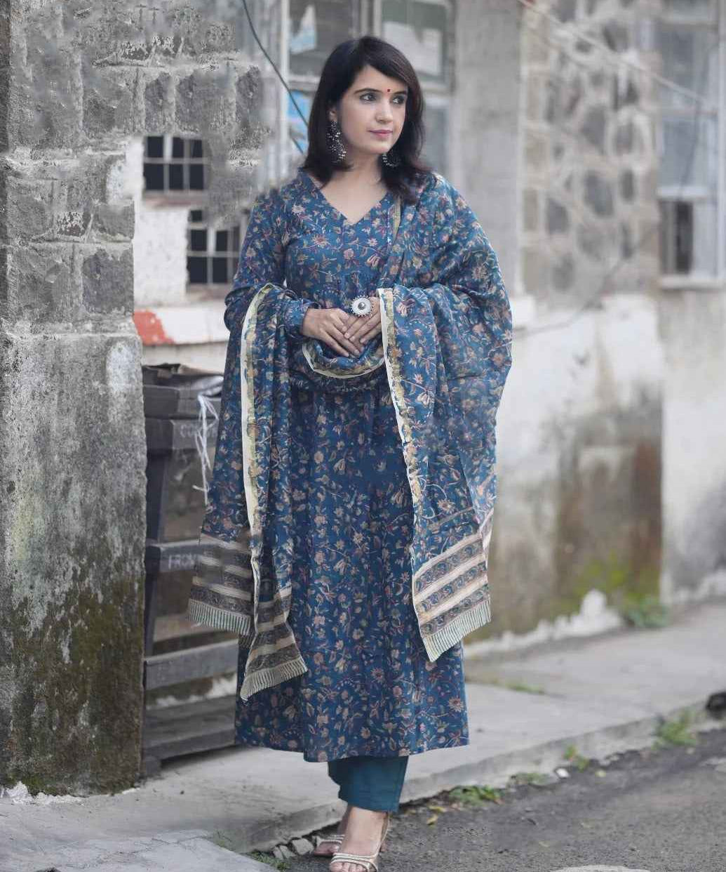 Bluebell Whisper Viscose Suit Set