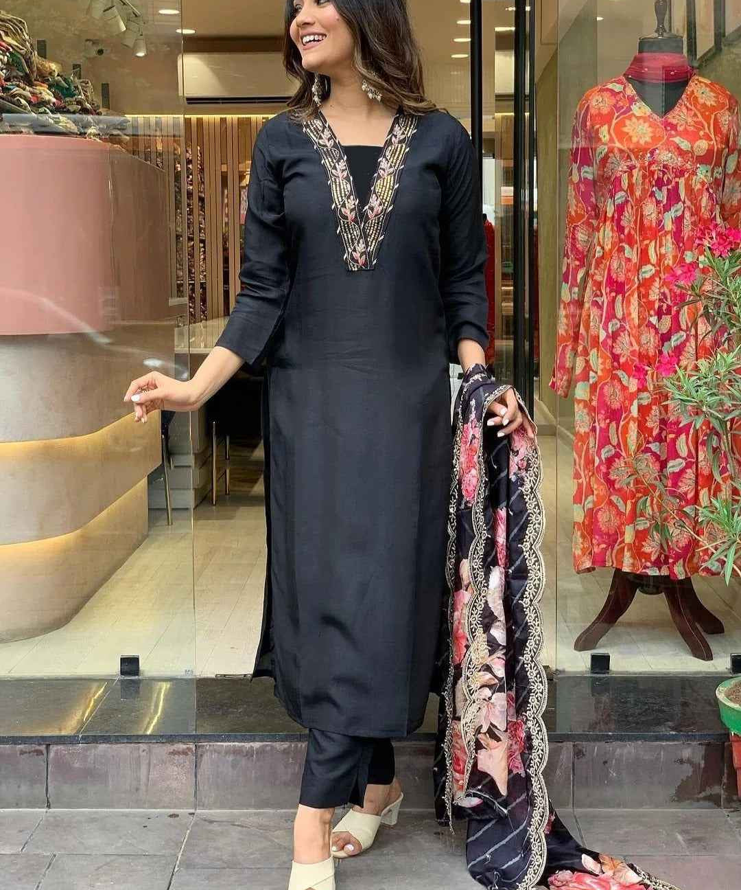 Twilight Blossom Pure Viscose Set