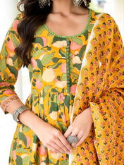 Mango Meadow Pure Viscose Suit Set