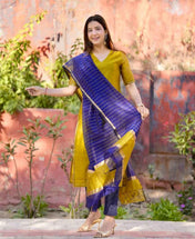 Maheshwari Kurti Lined With Comfy Cotton