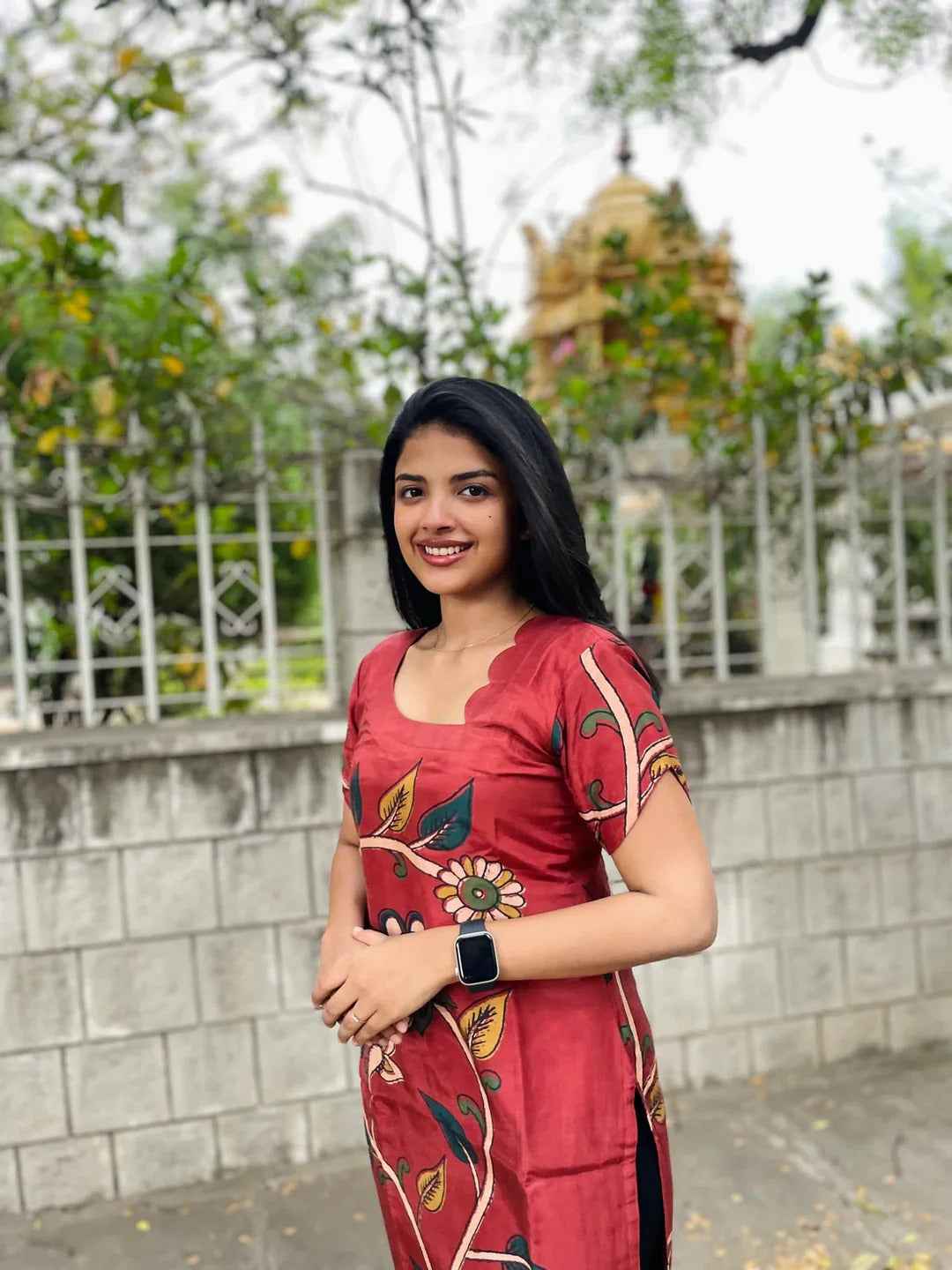 K-60 DOLASILK KURTI WITH DUPATTA