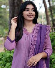 Premium Soft Cotton Natural Dyed Kota Doria Designer Suit With Lining.