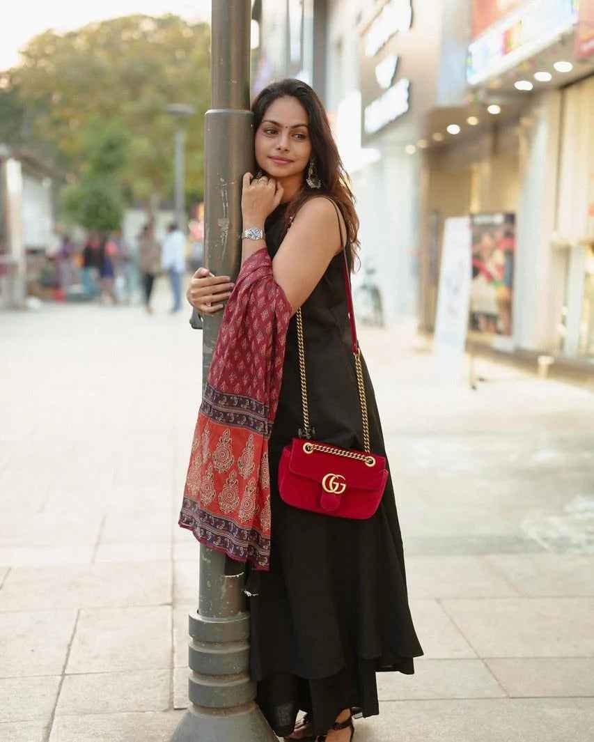 Khadi Cotton Halter-Neck Kurta set