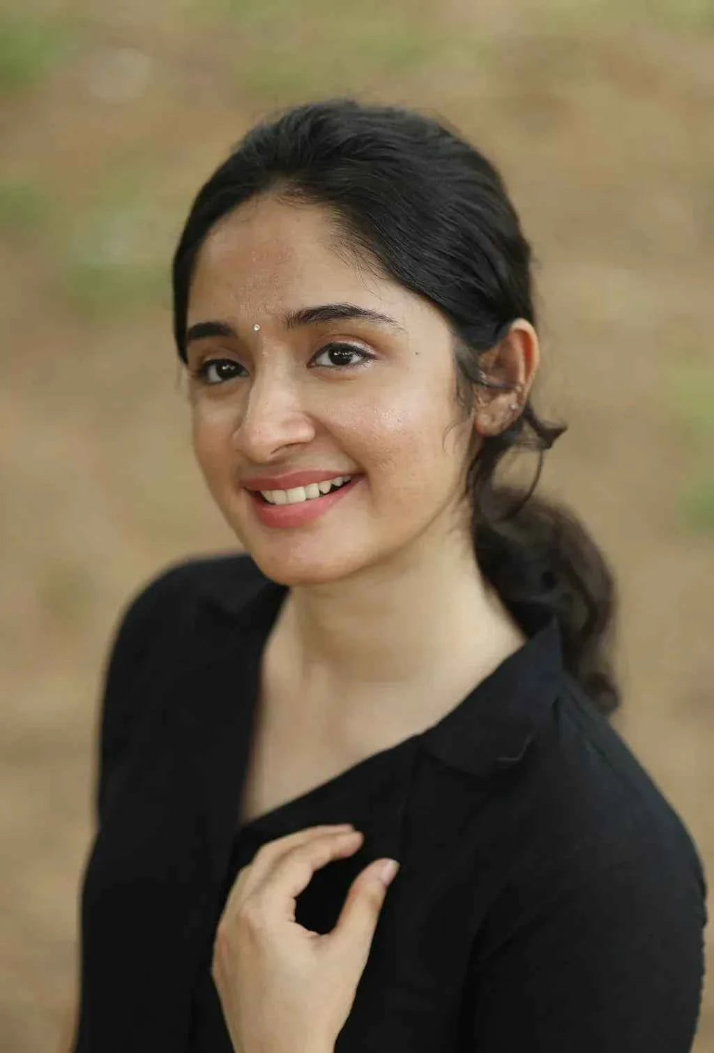 Black Linen Full Kurta Set