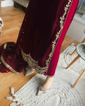 Reds & velvets Suit for the winter