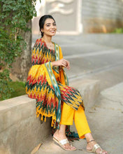 Pure Ikkat Cotton Salwar Suit Fully Stitched