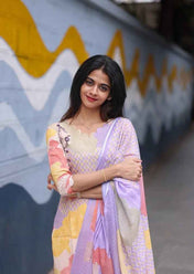 Peachmelt Top & Dupatta set