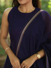 Purple Malar Narayanpet Salwar Set