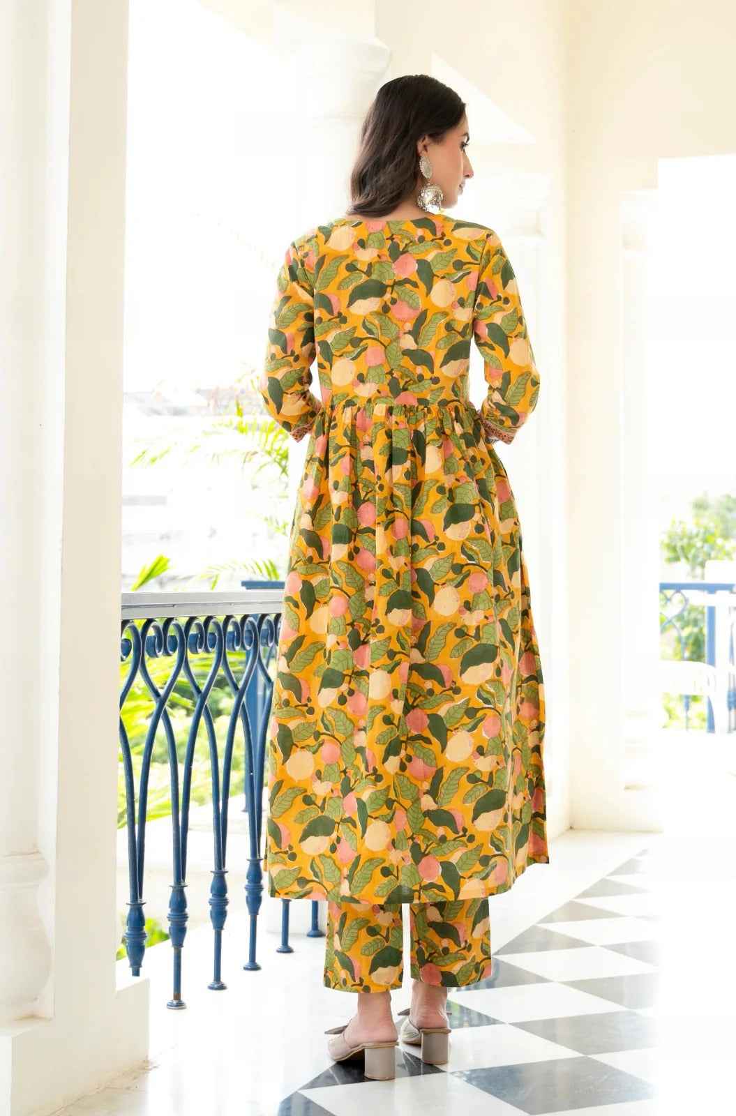 Mango Meadow Pure Viscose Suit Set