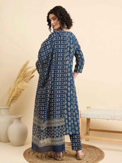 Midnight Charm Viscose Suit Set