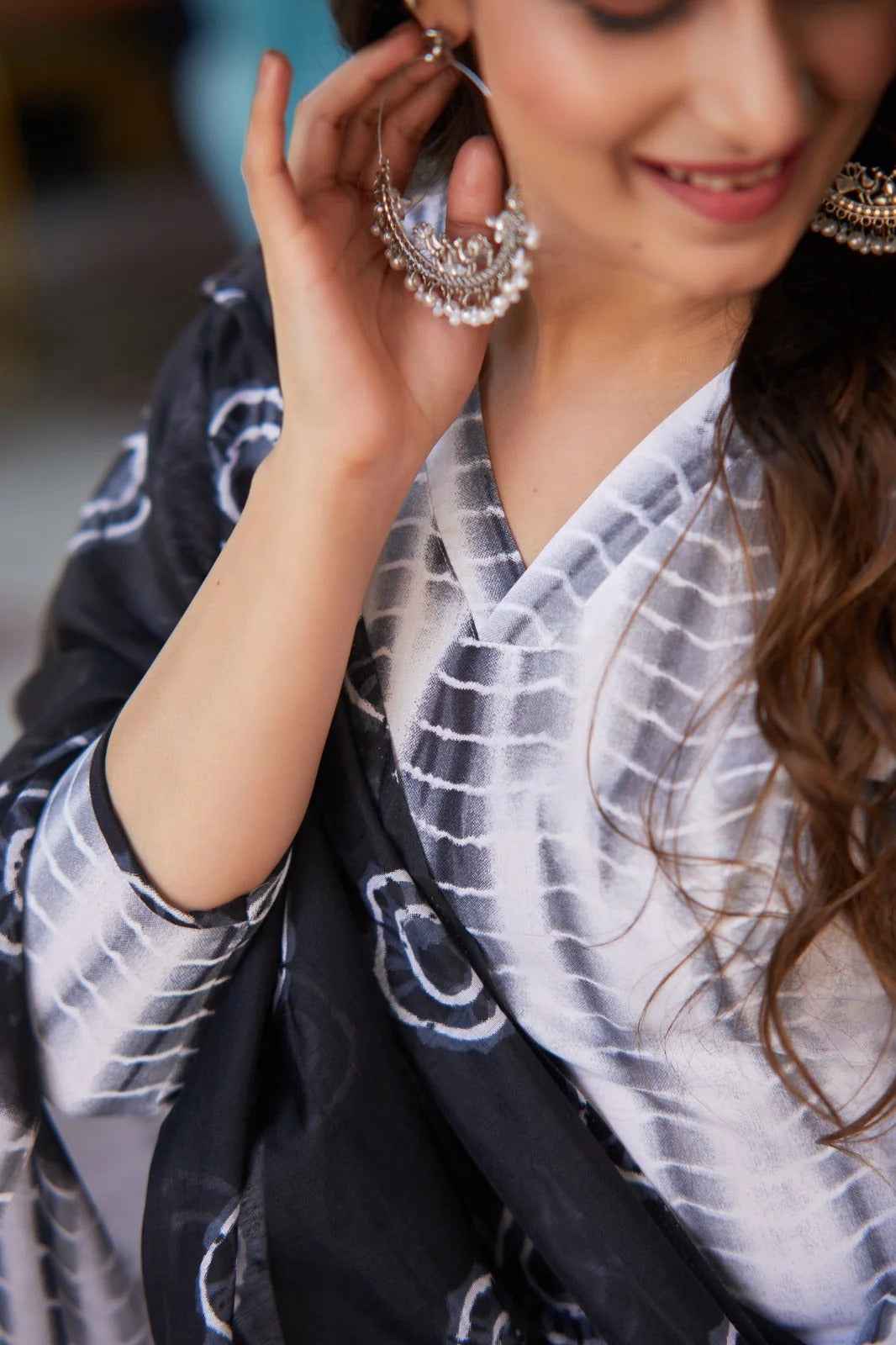 Kota Doria Print Pure Viscose Suit Set