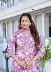 Aafreen Cotton Straight Suit Set