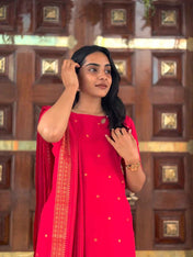 PURE COTTON SUIT SET WITH LINING