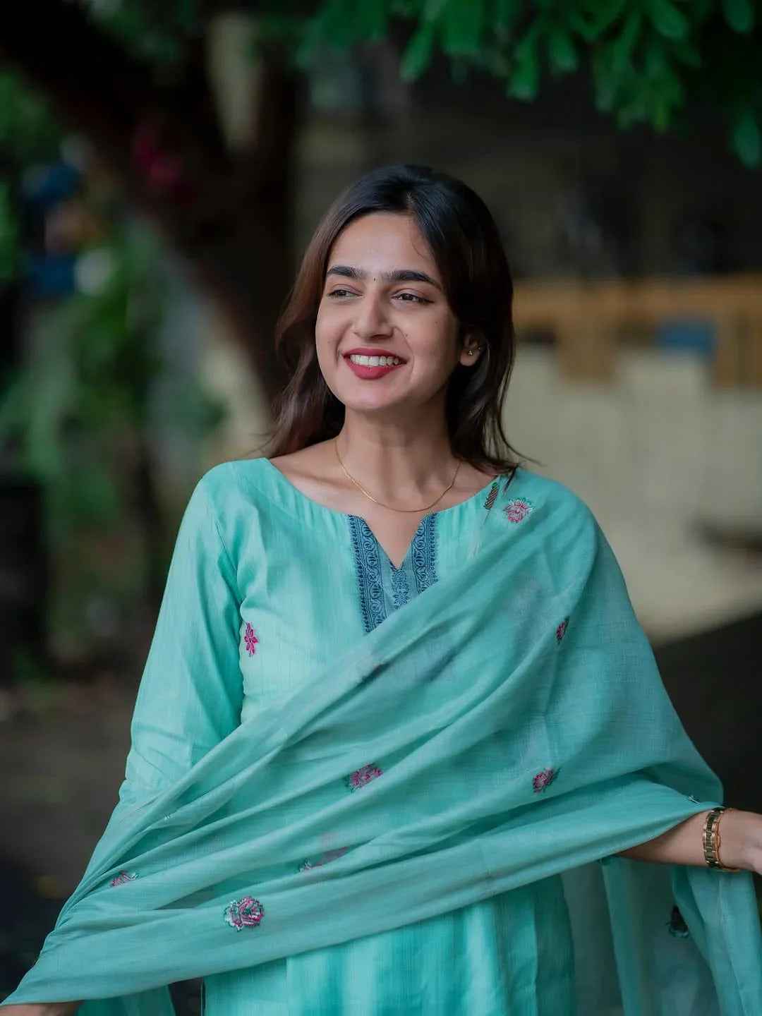 K-45 JAMDHANI COTTON WITH EMBROIDERY SALWAR SUIT