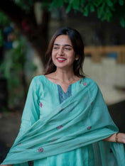 K-45 JAMDHANI COTTON WITH EMBROIDERY SALWAR SUIT