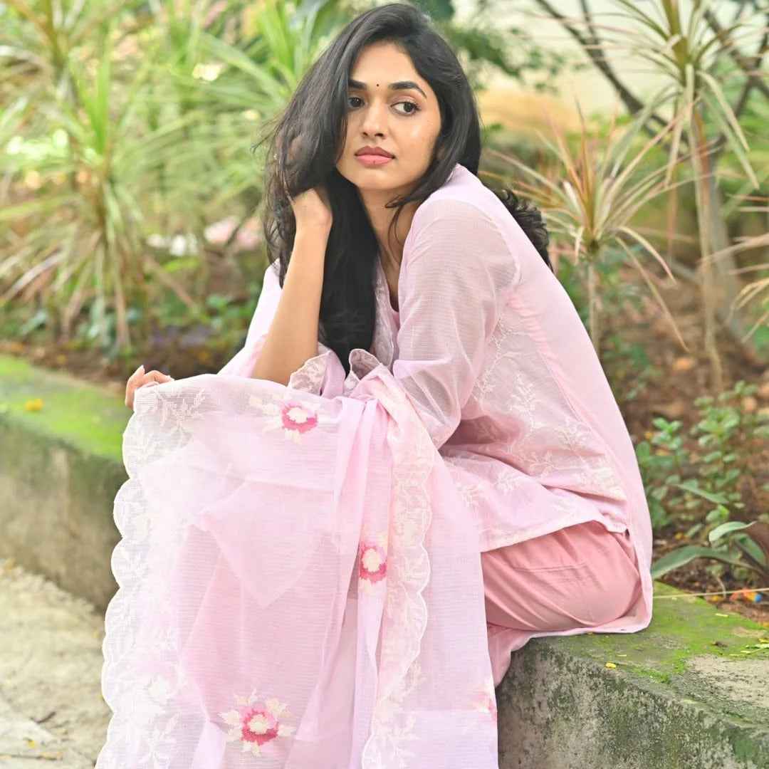 Beautiful Pink Kurta Set