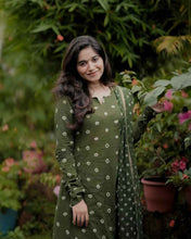 Bandhani Handblock A-line Kurta Set