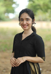 Black Linen Full Kurta Set