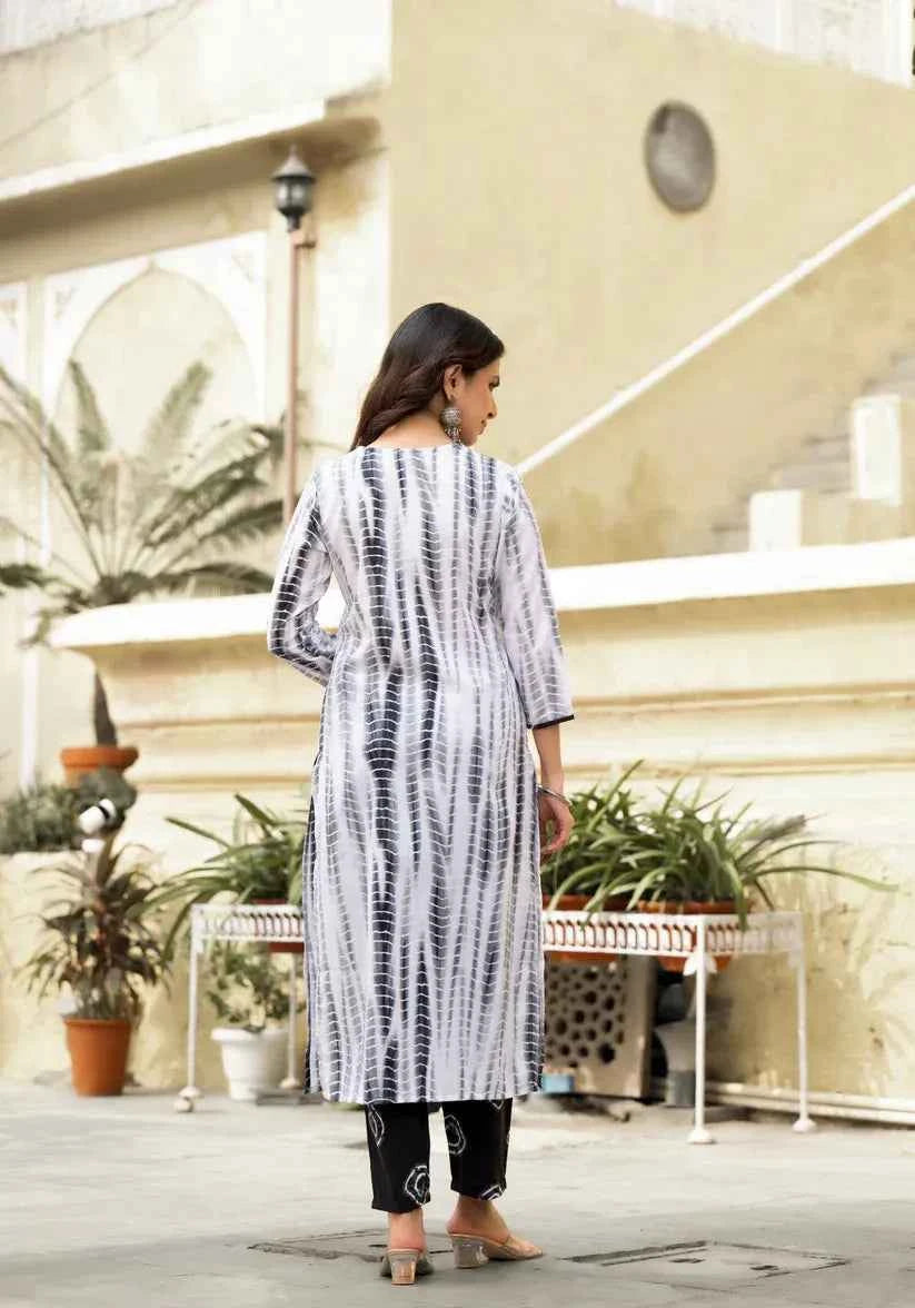 Twilight Haze Viscose Kurta Set