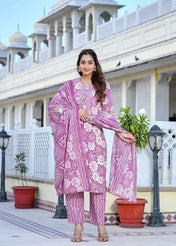 Aafreen Cotton Straight Suit Set