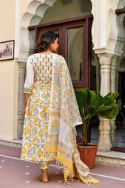 Marigold Sunshine Pure Viscose Suit Set
