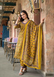 Marigold Medley Pure Viscose Suit Set