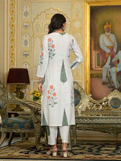 Ivory Garden Viscose Suit Set
