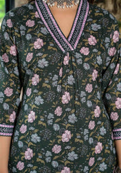 Midnight Garden Pure Viscose Suit Set