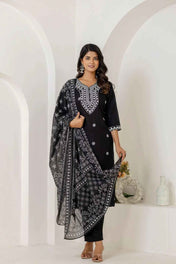 Noir Grace Viscose Rayon Suit Set