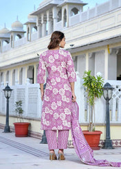Aafreen Cotton Straight Suit Set