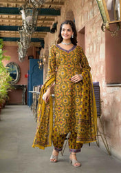 Marigold Medley Pure Viscose Suit Set