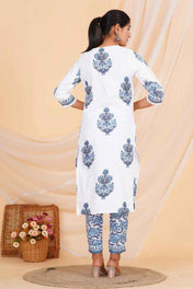 Ocean Bloom Viscose Rayon Suit Set