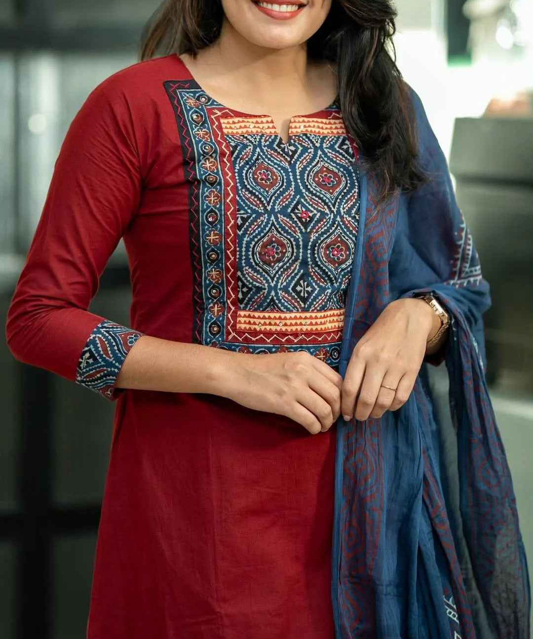 Breezy Cotton Ajrakh Set