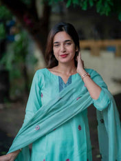 K-45 JAMDHANI COTTON WITH EMBROIDERY SALWAR SUIT