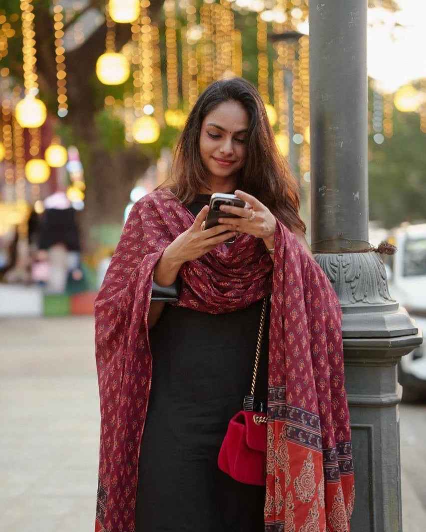 Khadi Cotton Halter-Neck Kurta set