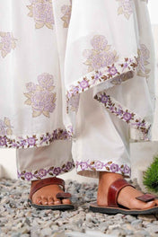 Ira Lavender Dreams Mul Cotton Anarkali Suit