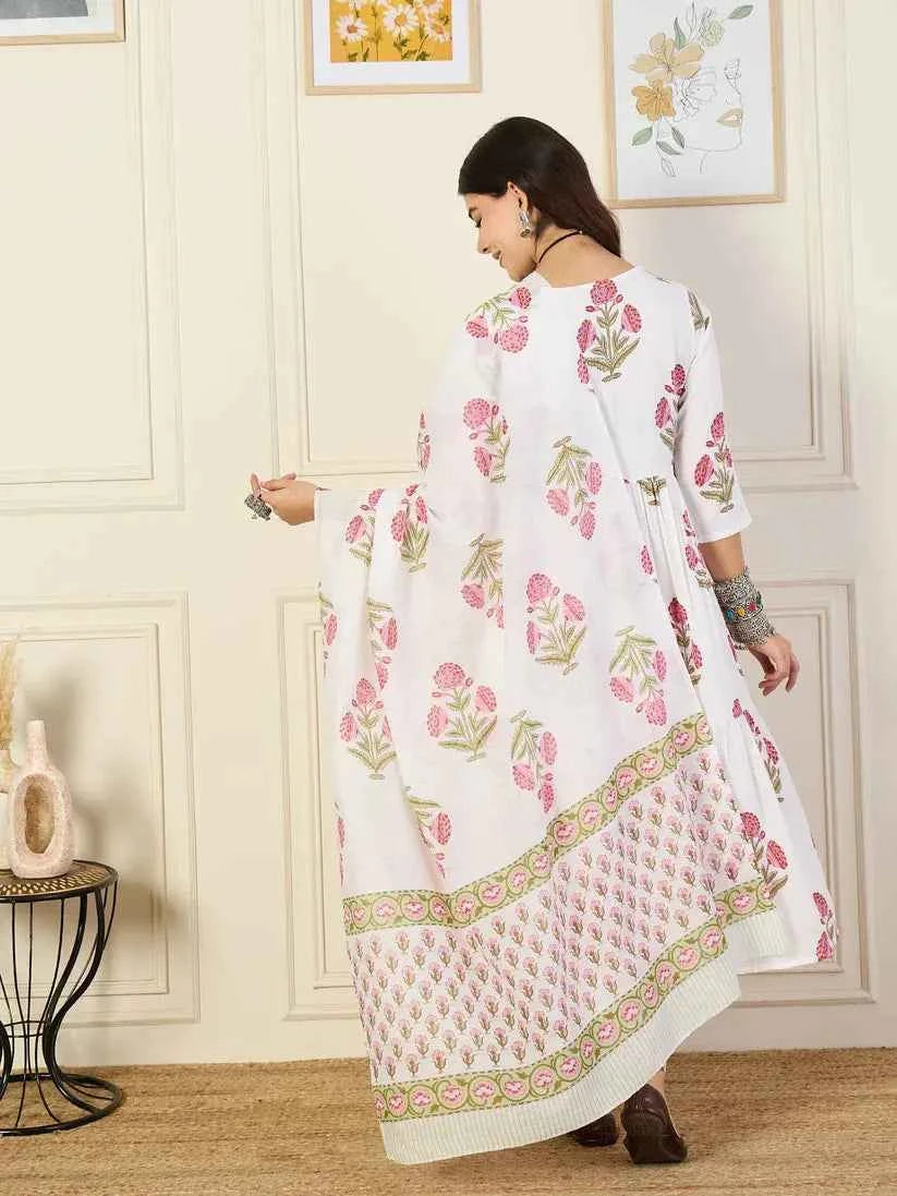 Gulbagh Tiered Anarkali Set