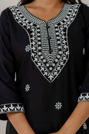 Noir Grace Viscose Rayon Suit Set