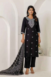 Noir Grace Viscose Rayon Suit Set