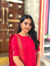 PURE COTTON SUIT SET WITH LINING