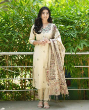 The Soft Breathable Khadi Silk Suit Set