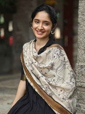 Black Linen Full Kurta Set