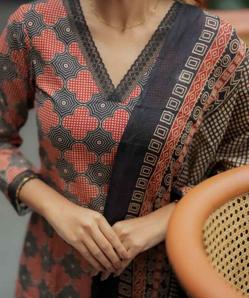 Krithi Pure Cotton Suit