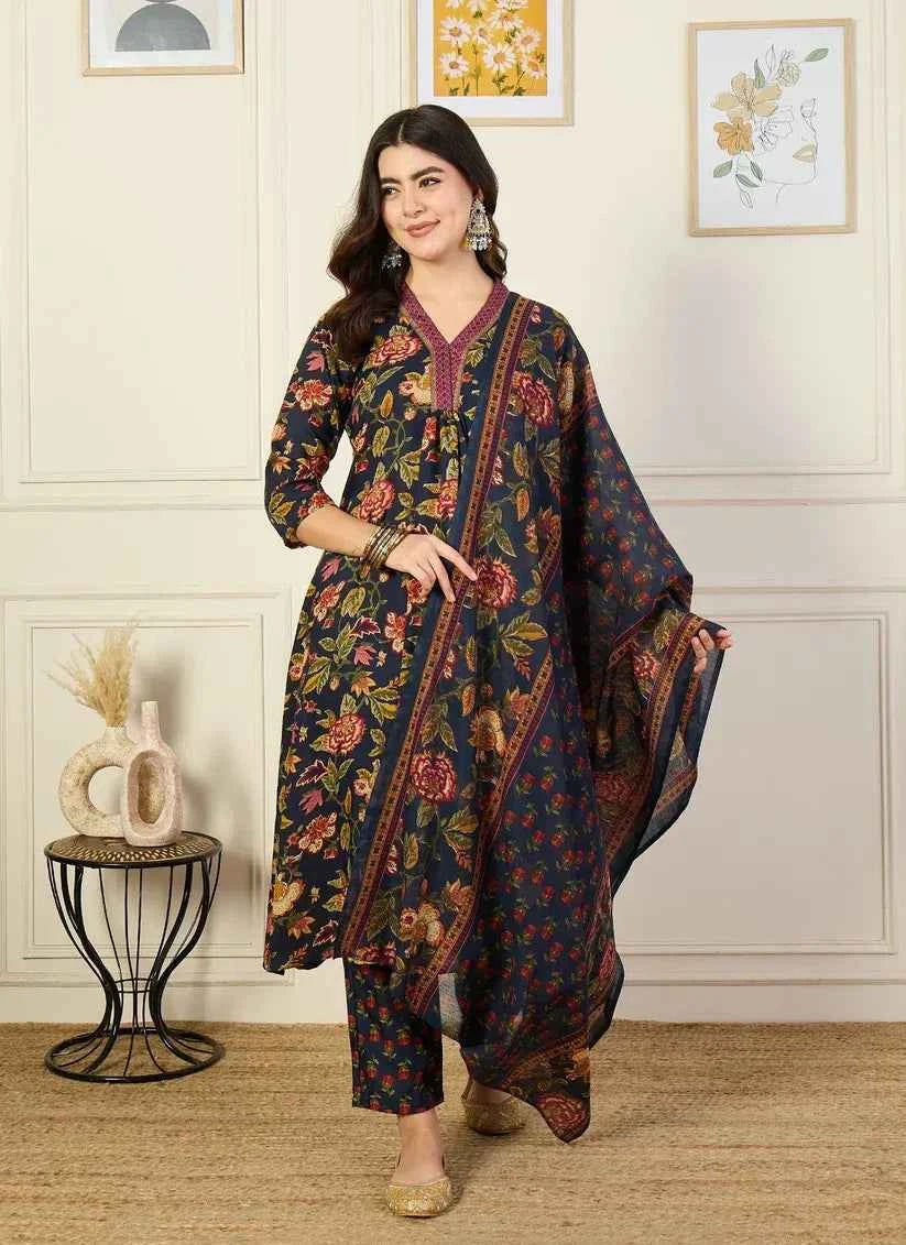 Evening Petals Viscose Delight Set