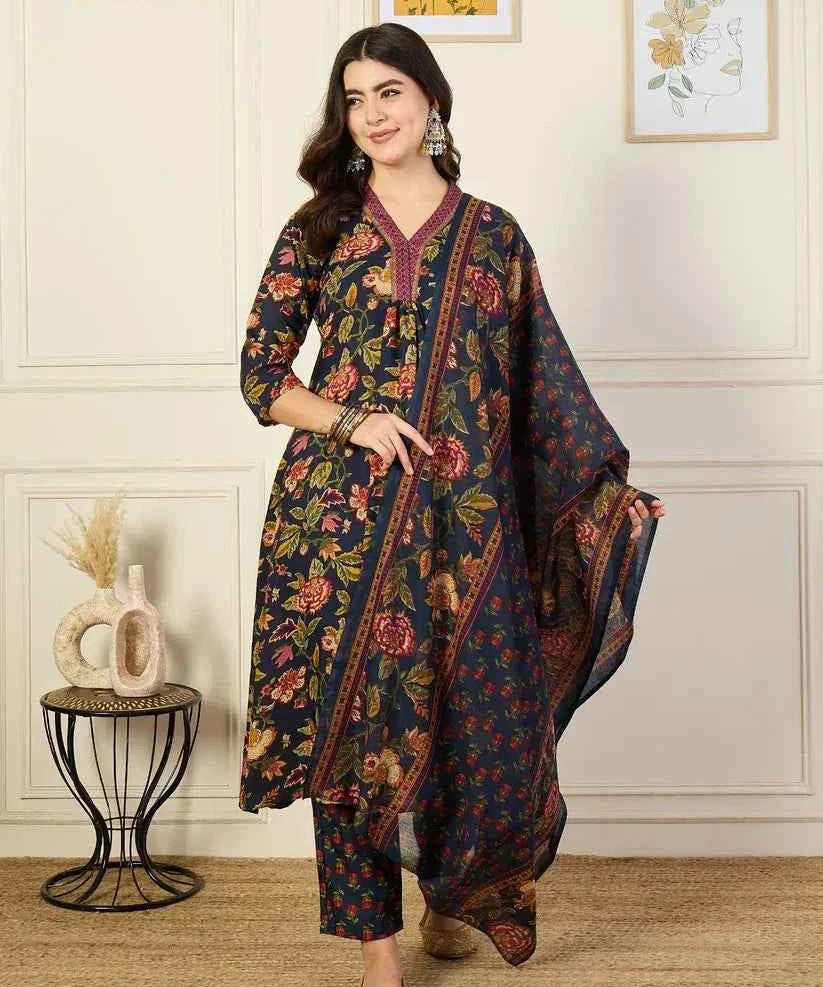 Evening Petals Viscose Delight Set