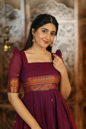 Yamuna Pure Cotton Anarkali