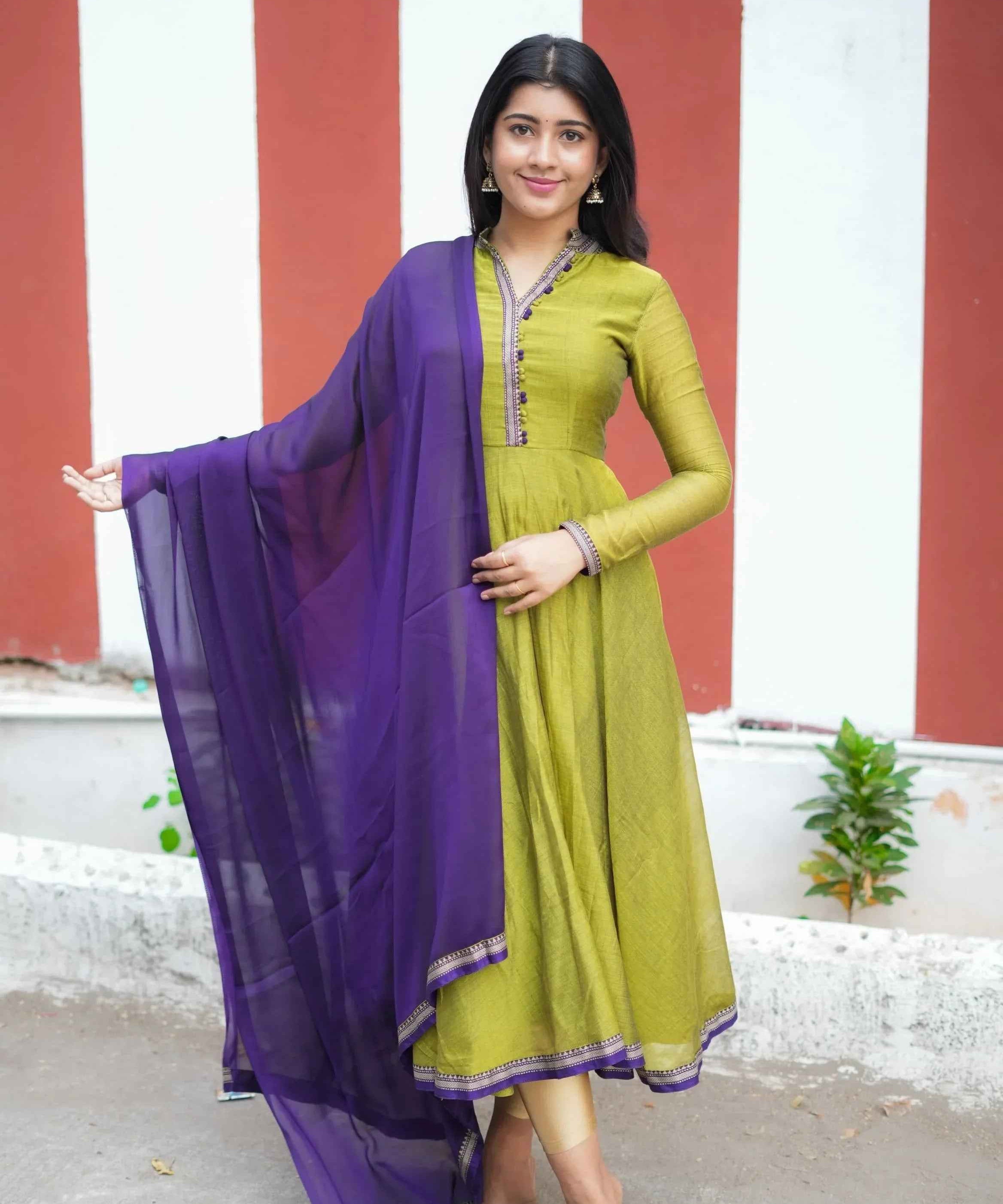 Kanamma Pure Handloom Anarkali