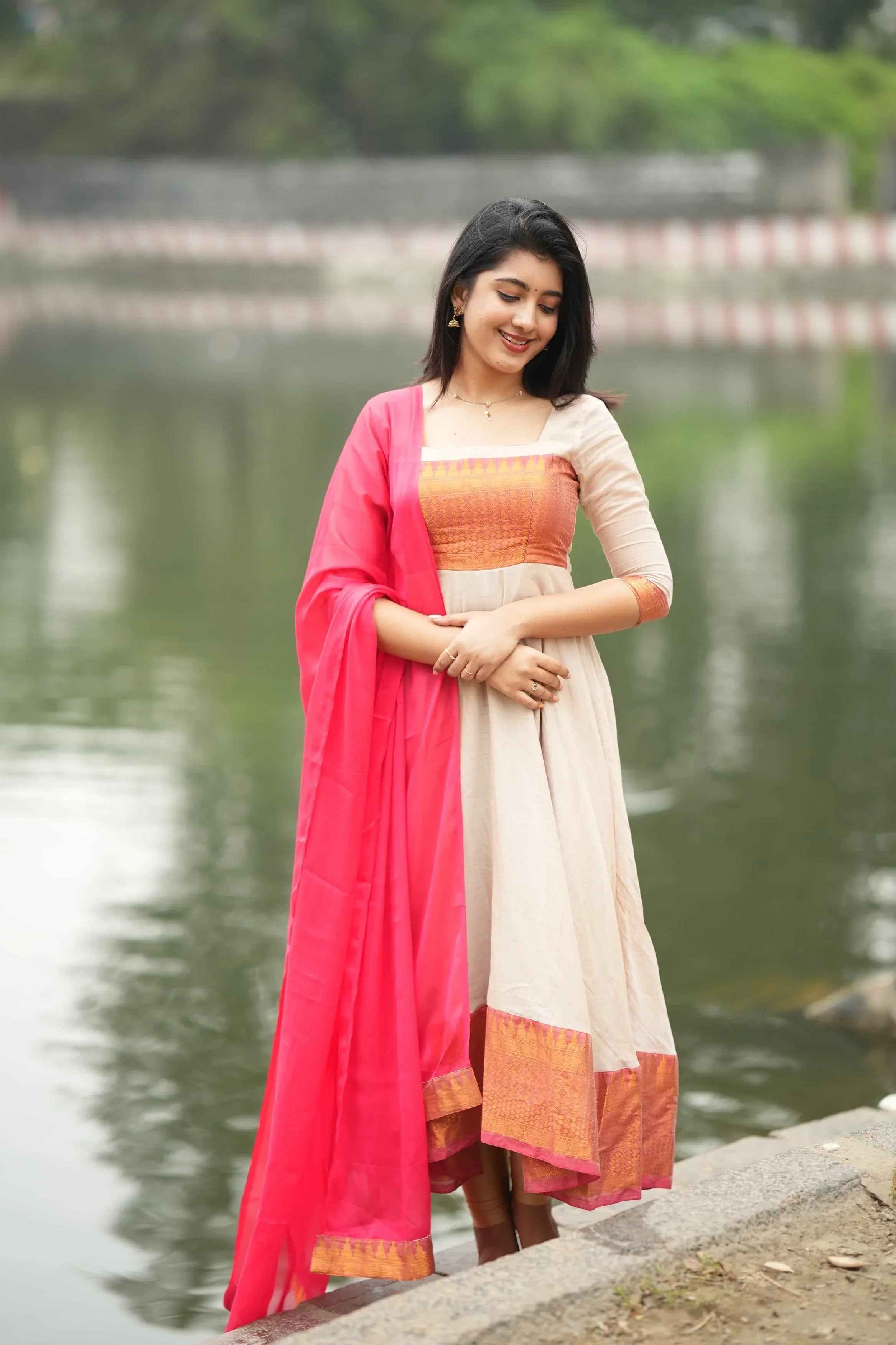 Parvathy Pure cotton Anarkali